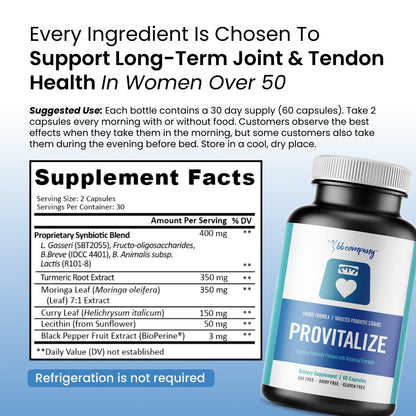 Provitalize | Best Natural Menopause Probiotic